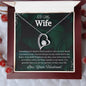 To My Wife Forever Love Necklace Gift
