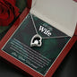 To My Wife Forever Love Necklace Gift