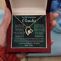 To My Soulmate Claudia Forever Love Necklace Gift From Your Love, Tom