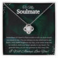 To My Soulmate Love Knot Necklace Gift For Wife Soulmate | I will Always Love You