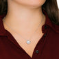To My Wife Love Knot Necklace Gift