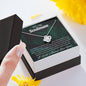 To My Soulmate Love Knot Necklace Gift For Wife Soulmate | I will Always Love You