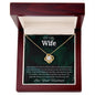 To My Wife Love Knot Necklace Gift