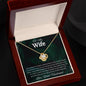 To My Wife Love Knot Necklace Gift