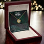 To My Wife Love Knot Necklace Gift