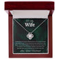 To My Wife Love Knot Necklace Gift