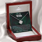 To My Wife Love Knot Necklace Gift