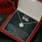 To My Wife Love Knot Necklace Gift