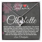 To My Soulmate Personalized Name Forever Love Necklace Gift for Soulmate