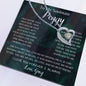 To My Soulmate Peggy Forever Love Necklace Gift / I Love You Forever And Always