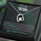 To My Wife Forever Love Necklace Gift