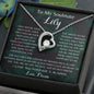To My Soulmate Lily Forever Love Necklace