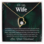 To My Wife Forever Love Necklace Gift