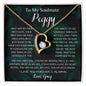 To My Soulmate Peggy Forever Love Necklace Gift / I Love You Forever And Always