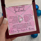 To My Beautiful Soulmate Forever Love Necklace | I Can't Live Without You