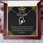 To My Daughter Forever Love Necklace