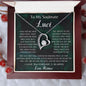 To My Soulmate Luci Forever Love Necklace | I Found My Missing Piece | Love, Romeo