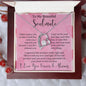 To My Beautiful Soulmate Forever Love Necklace | I Can't Live Without You