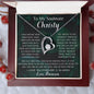 To My Soulmate Christy Forever Love Necklace | I Found My Missing Piece