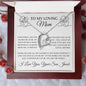 To My Loving Mom | Thank You For All The Sacrifice | I Love You, Your Son, Jacob | Forever Love Necklace