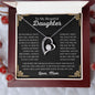 To My Beautiful Daughter Necklace Gift For Daughter Birthday Gift For Daughter From Mom