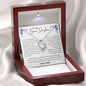 To My Bonus Daughter Forever Love Necklace | Family Isn't Always Blood