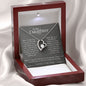 To My Daughter Forever Love Necklace | Never Give Up