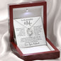To My Beautiful Wife Forever Love Necklace | I May Not Be Your First Date