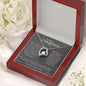 To My Daughter Forever Love Necklace | Never Give Up