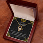 To My Daughter Forever Love Necklace