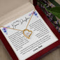 To My Bonus Daughter Forever Love Necklace | Family Isn't Always Blood