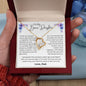 To My Bonus Daughter Forever Love Necklace | Family Isn't Always Blood