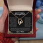 To My Beautiful Daughter Necklace Gift For Daughter Birthday Gift For Daughter From Mom