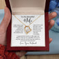 To My Beautiful Wife Forever Love Necklace | I May Not Be Your First Date