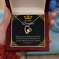 To My Daughter Forever Love Necklace
