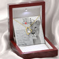 To My Loving Mom Forever Love Necklace | No Way I can Pay You Back