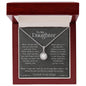 To My Daughter Eternal Hope Necklace | Never Forget That I Love You More Than You'll Ever Know