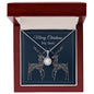 Merry Christmas "My Deer" Eternal Hope Necklace