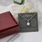To My Daughter Eternal Hope Necklace | Never Forget That I Love You More Than You'll Ever Know