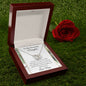 To My Beautiful Daughter Perfect Pair Necklace