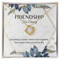 Friendship For Eternity Love Knot Necklace