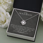 To My Soulmate Love Knot Necklace | I Love You Forever And Always