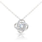To My Daughter Love Knot Necklace | Never Forget That I Love You