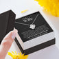 To My Wife Love Knot Necklace | Having You Is What I Live For