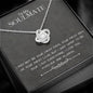 To My Soulmate Love Knot Necklace | I Love You Forever And Always