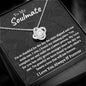 To My Soulmate Love Knot Necklace | You Make Me A Better Person