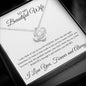 To My Beautiful Wife Love Knot Necklace | I Only Think Of You