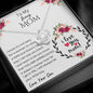 To My Loving Mom Love Knot Necklace | I Will Always Be Your Little Boy