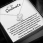 To My Soulmate Love Knot Necklace | You Make Me A Better Person