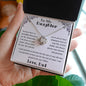 To My Daughter Love Knot Necklace